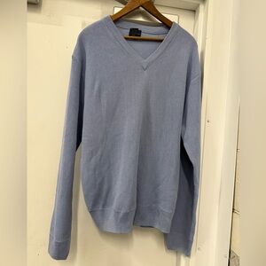 Dockers Men's Blue V-Neck Sweater